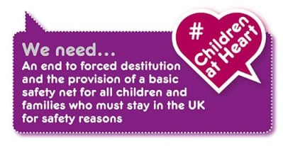 Manifesto demand: end forced destitution of refugee families