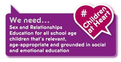 Manifesto demand: sex & relationships education in schools