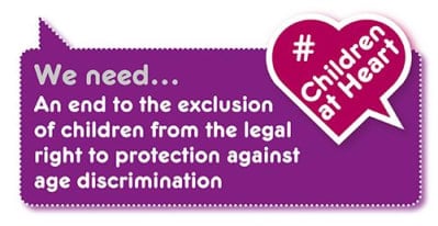 Manifesto demand: end age discrimination against children